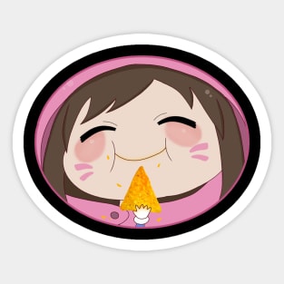 Umaru - Gremlin D.Va Mashup! Dorito Munch! Sticker